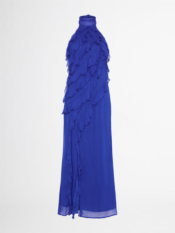 SIMONE MAXI DRESS IN COBALT BLUE GHOST IMAGE