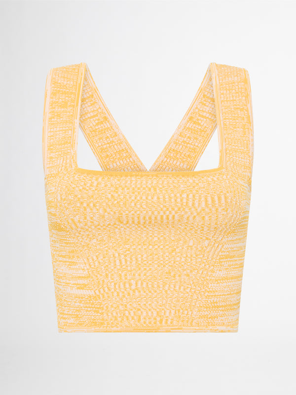 LIBERTY KNIT TOP YELLOW GHOST IMAGE