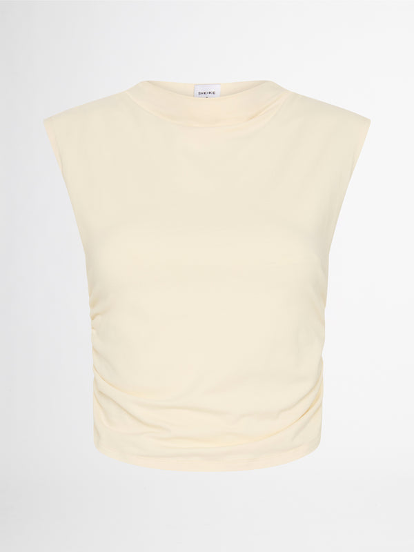 NICOLE TOP IN BUTTER  GHOST IMAGE