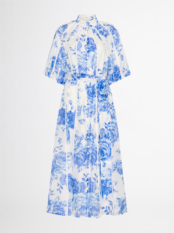 SPRING ROMANCE MAXI DRESS IN FLORAL PRINT GHOST IMAGE