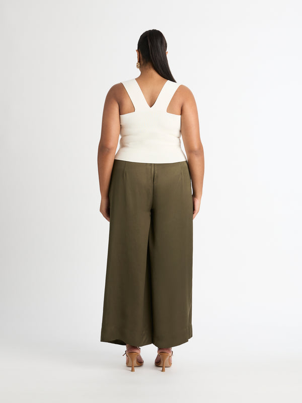 SHEIKE Amalfi Knit Top White 1005974 Back Image