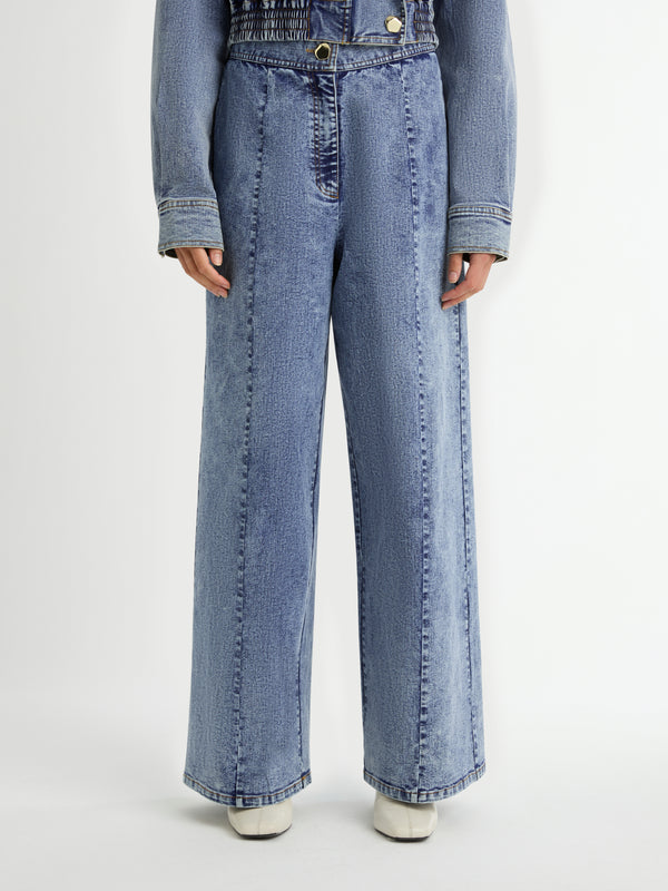 BEAUMONT JEAN BLUE DETAILED IMAGE