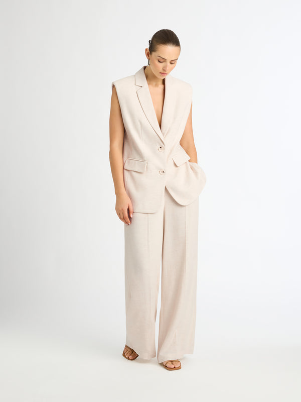 CROSSROADS PANT WITH CONTRAST BINDING FRONT IMAGE VETS STYLED