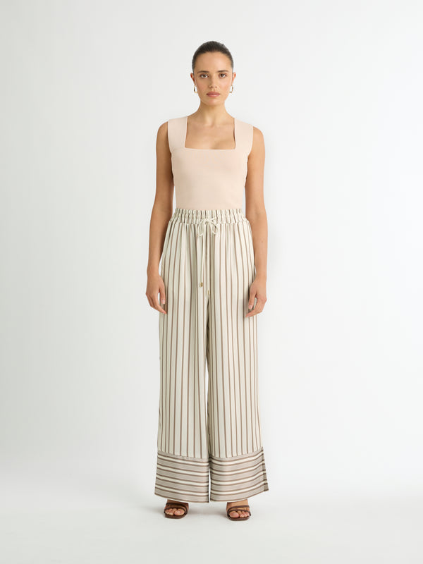MIA PANT IN STRIPE FRONT IMAGE
