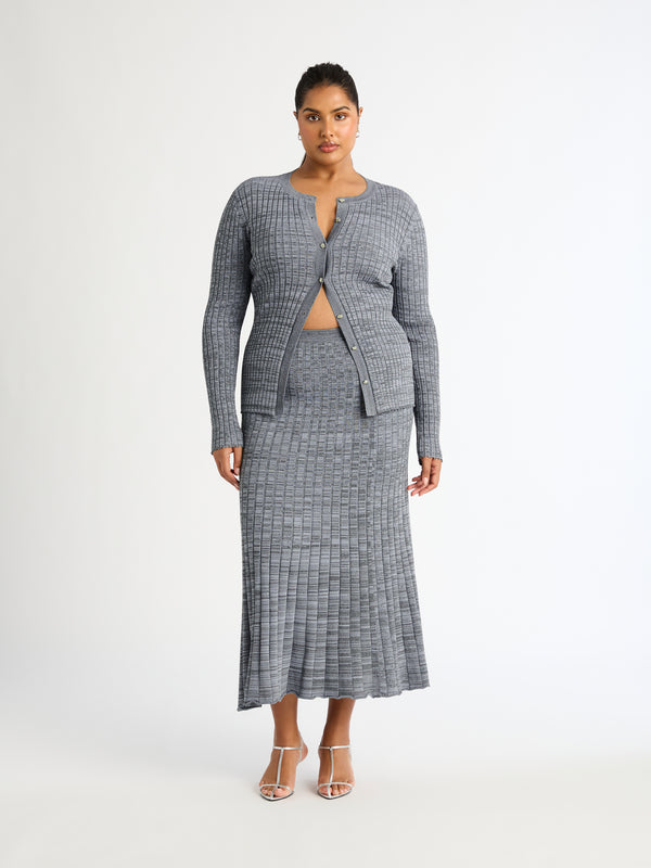 Size16 SHEIKE Lucille Skirt Graphite 1006551 Front Image