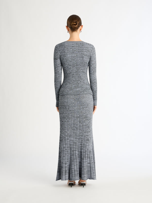 SHEIKE Lucille Skirt Graphite 1006551 Back Image