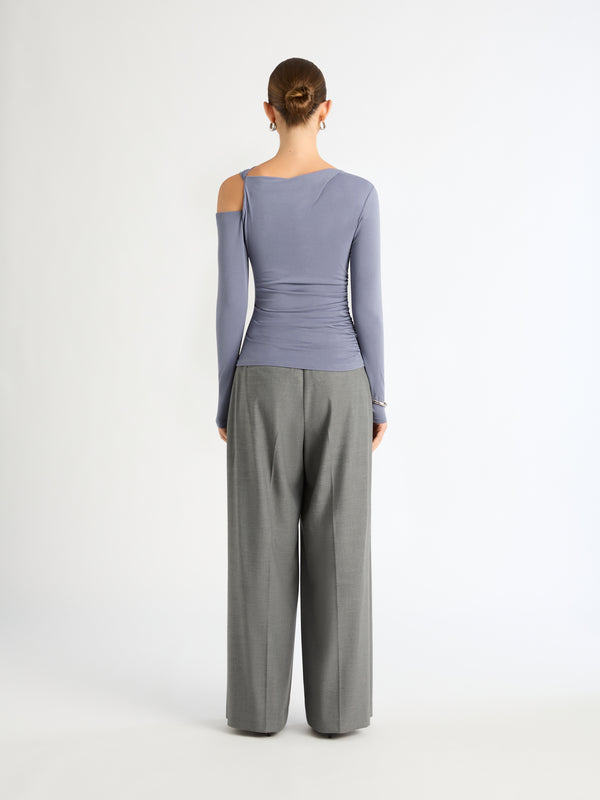 SHEIKE De Jour Top Grey 1006630 Back Image Styled