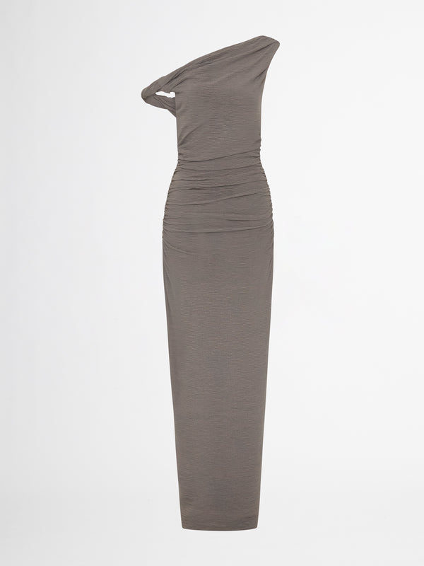 ATHENA DRESS IN GREY GHOST IMAGE