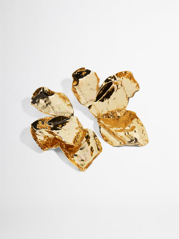 SHEIKE Raye Earrings Gold 1006873 Detail Ghost Image