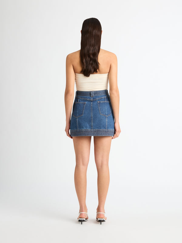FRANCESCA MINI SKIRT, back view
