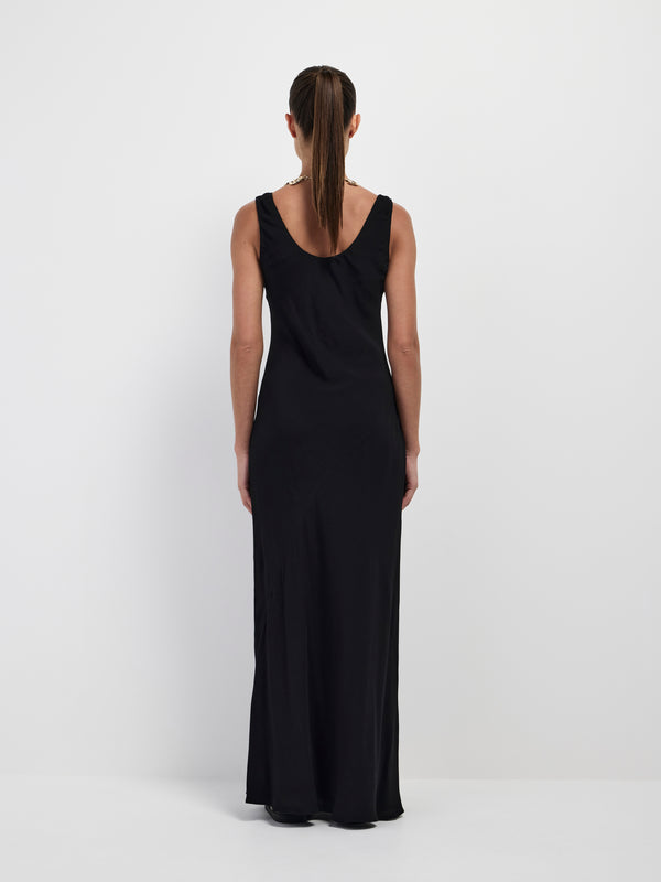 SHEIKE Lyla Maxi Dress Black 1007002 Back Image