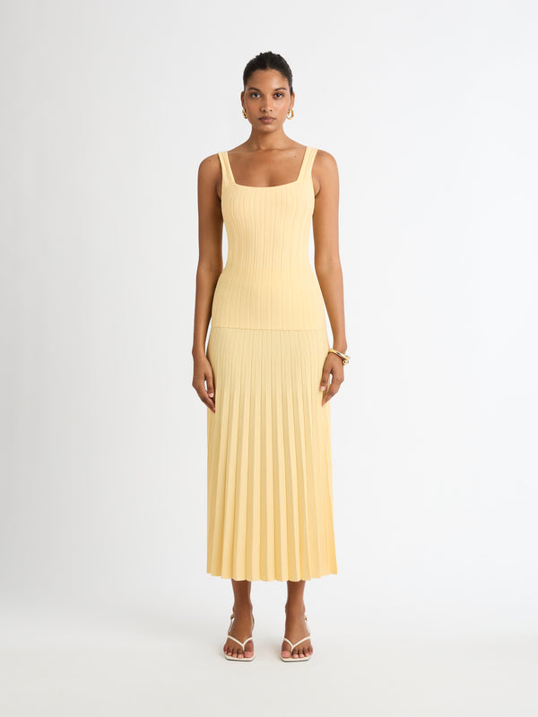 ELSA KNIT SKIRT, front view