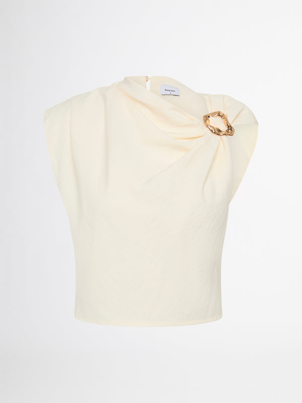 LORETTA TOP, flat lay