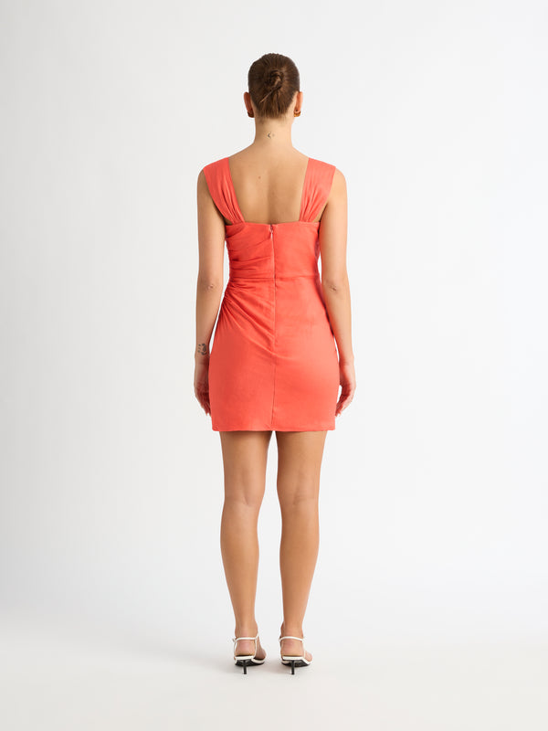 SHEIKE Loren Mini Dress Orange 1007083 Back Image