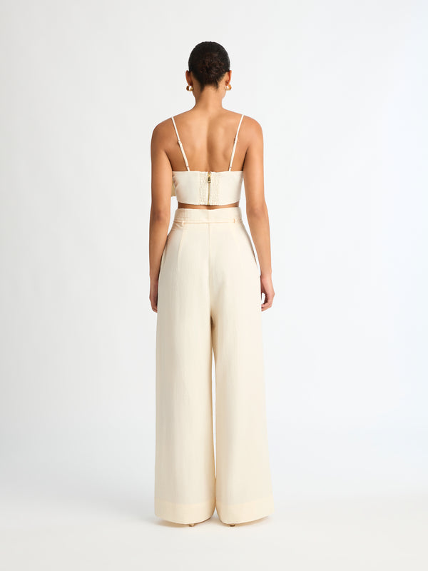 SHEIKE Loretta Pant Ecru 1007095 Back Image