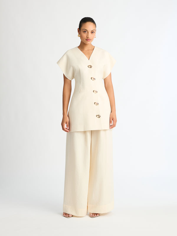 SHEIKE Loretta Pant Ecru 1007095 Front Image Styled Dress