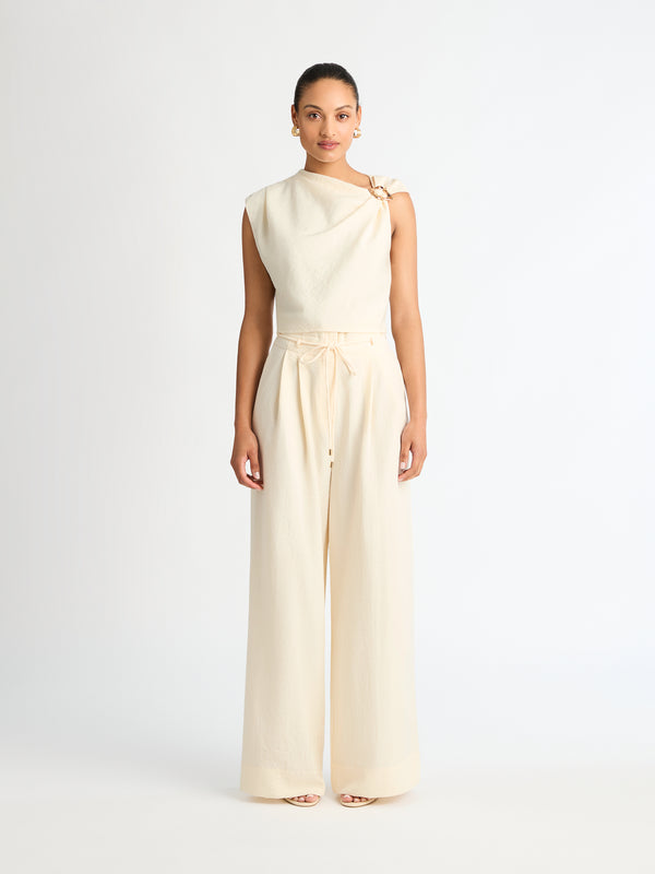 SHEIKE Loretta Pant Ecru 1007095 Front Image Styled