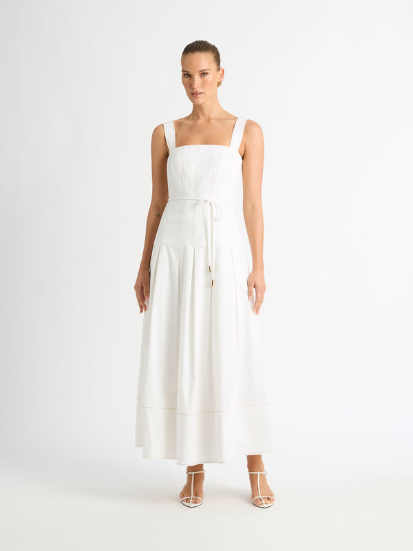 CHRISTINA MAXI DRESS, front view on size 8 model