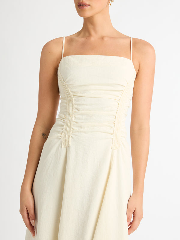 SHEIKE Sahara Midi Dress Oatmeal 1007183 Detail image