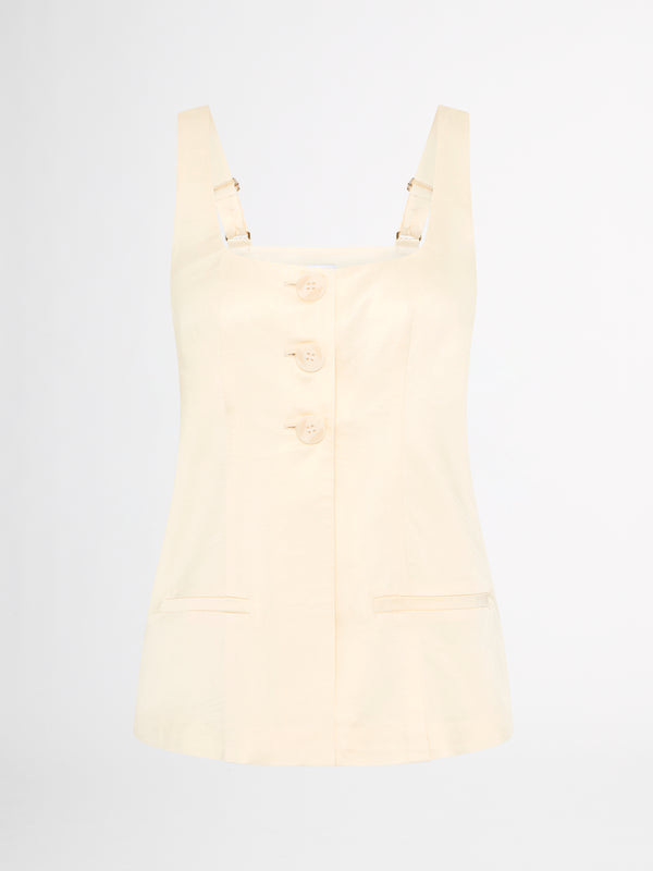 Size8 SHEIKE Nirvana Vest Ivory 1007192 Ghost Image