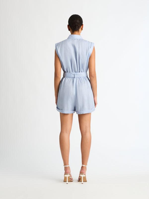SHEIKE Coastal Playsuit Blue 1007251 Back Image