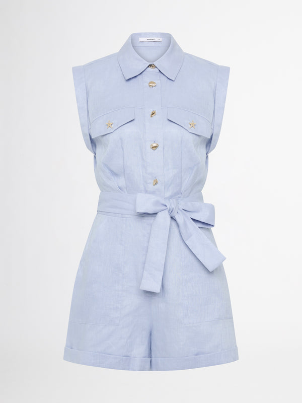 SHEIKE Coastal Playsuit Blue 1007251 Ghost Image