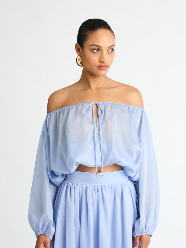 Size8 SHEIKE Marina Blouse Sky Blue 1007266 Detail Image