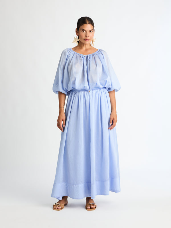 Szie12 SHEIKE Marina Blouse Sky Blue 1007266 Front Image