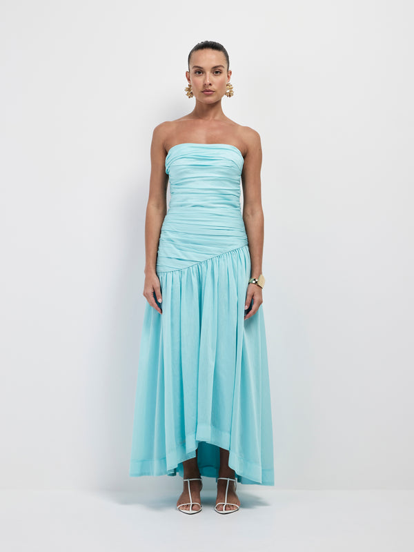 Size8 SHEIKE Cindy Midi Skirt Blue 1007319 Front Image