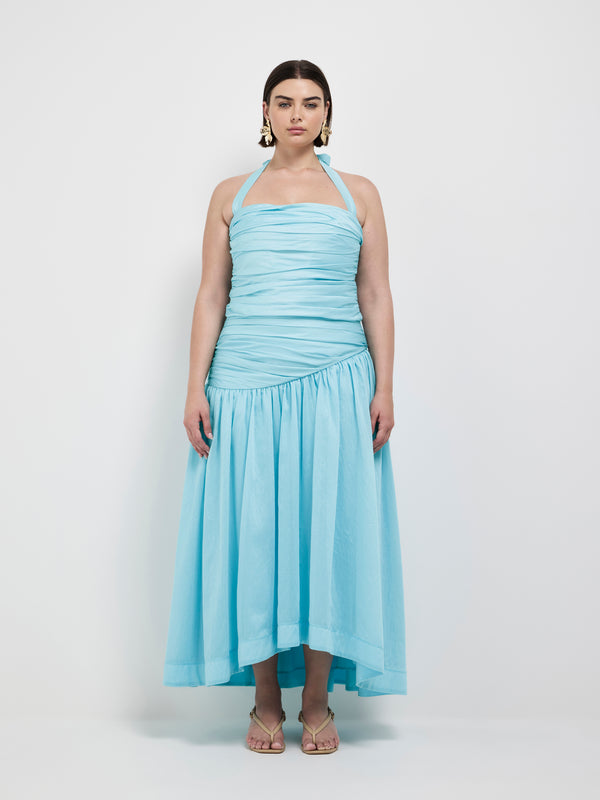 Size16 SHEIKE Cindy Midi Skirt Blue 1007319 Front Image