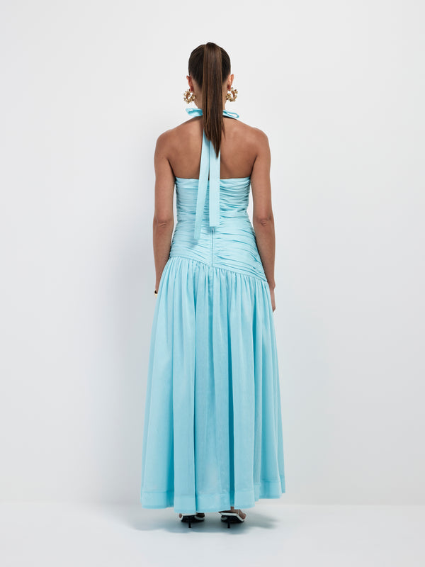 SHEIKE Cindy Midi Skirt Blue 1007319 Back Image