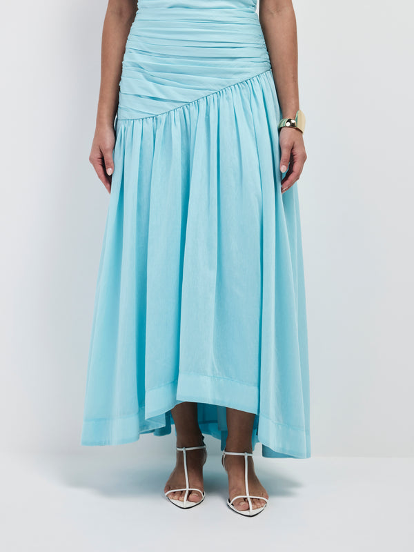 SHEIKE Cindy Midi Skirt Blue 1007319 Front Image