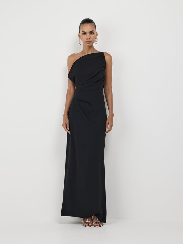 RAQUEL GOWN, front view on size 8 model