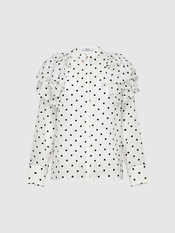 DANICA SHIRT, flat lay