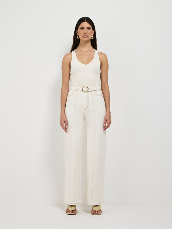 SHEIKE Sofia Pant Ecru 1007376 Front Image