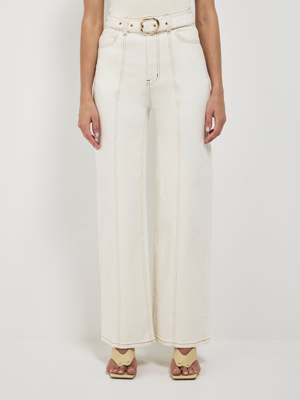 SHEIKE Sofia Pant Ecru 1007376 Detail Image