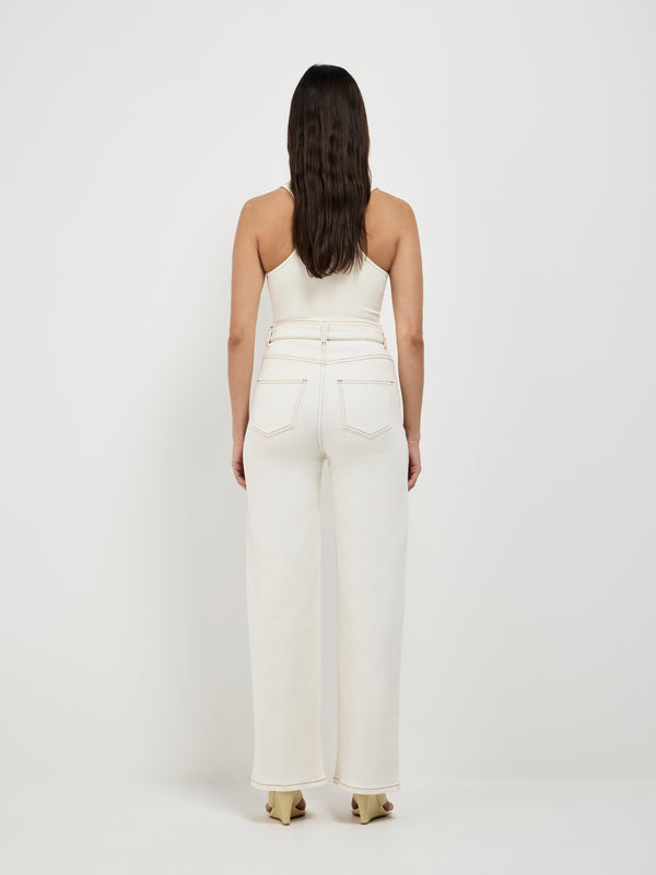 SHEIKE Sofia Pant Ecru 1007376 Back Image