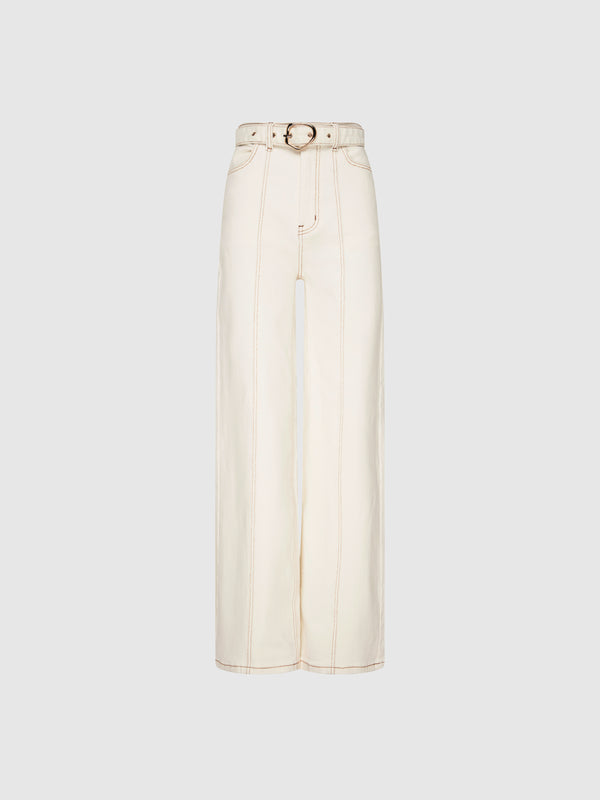 SHEIKE Sofia Pant Ecru 1007376 Ghost Image