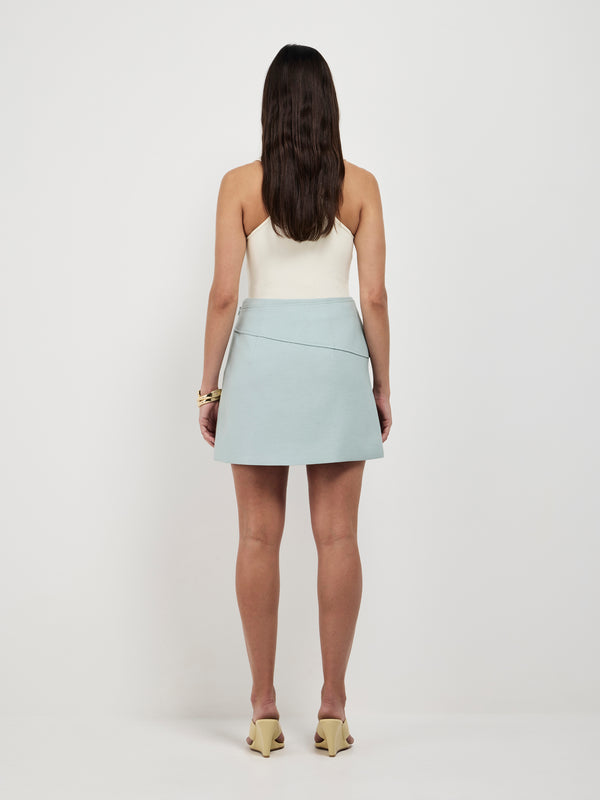 SHEIKE Soho Mini Skirt Blue 1007380 Back Image