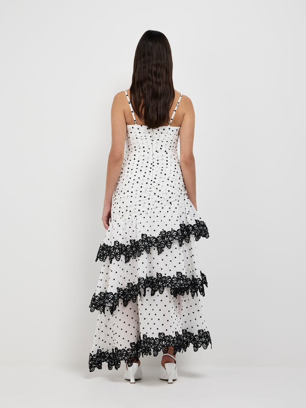 DANICA MIDI DRESS, back view