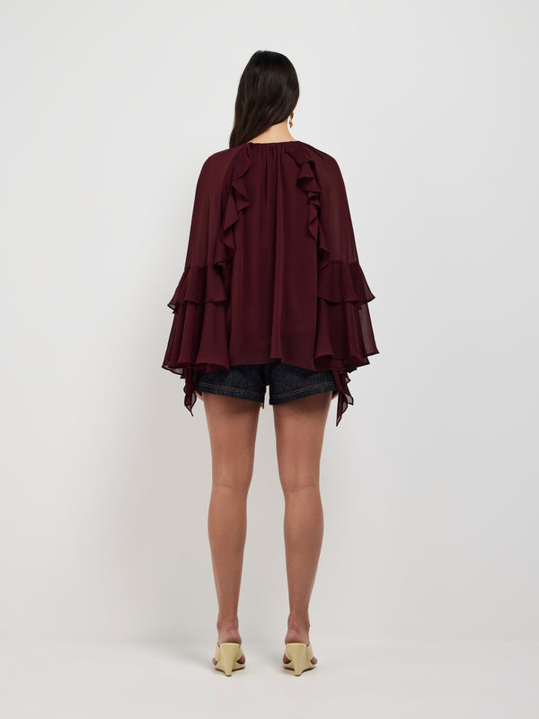 CLARA TOP, back view