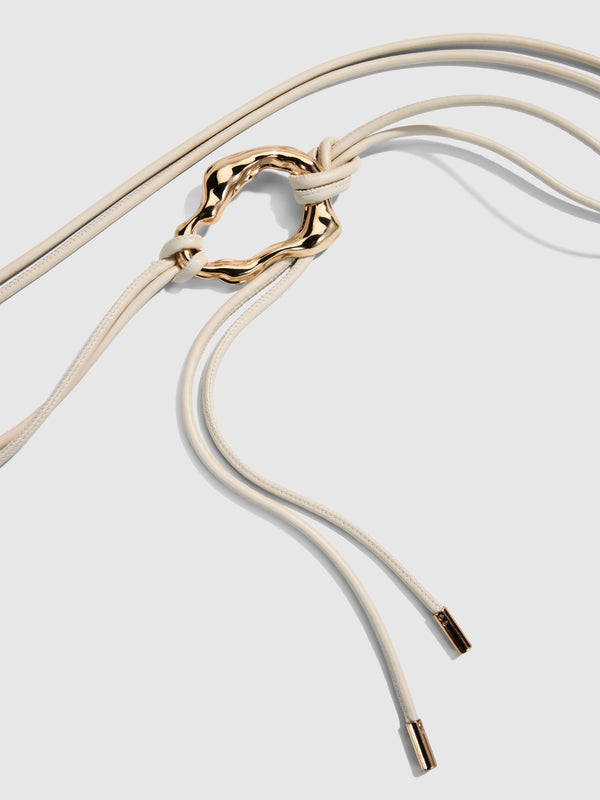 SHIEKE Wabi Sabi Belt Cream 1007417 Detail Ghost Image