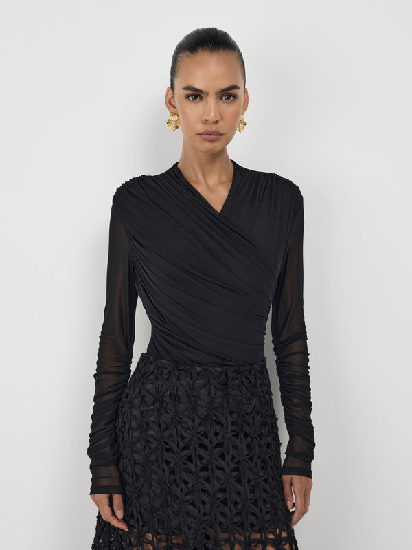 Size8 SHEIKE Camille Bodysuit Black 1007432 Detail Image