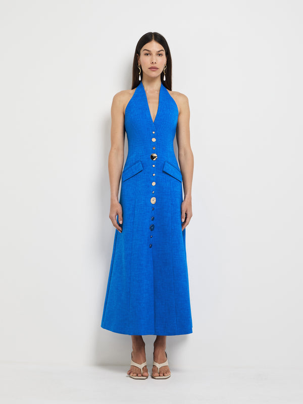 Size6 SHEIKE Shai Maxi Dress Blue 1007435 Front Image