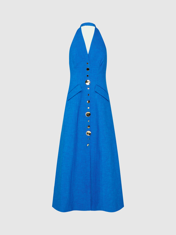 SHEIKE Shai Maxi Dress Blue 1008456 Ghost Image