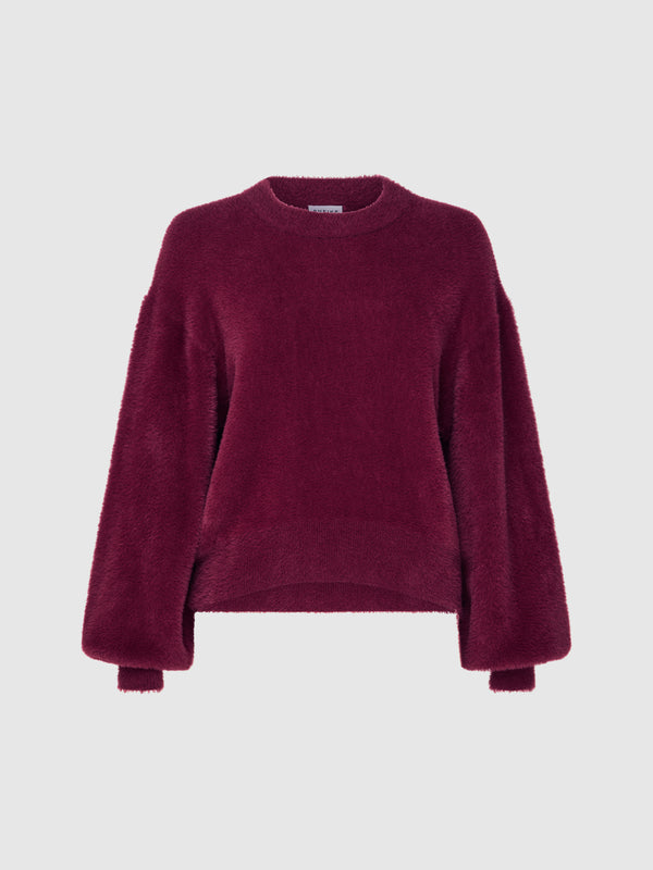 SHEIKE Avalon Knit Jumper Plum 1007481 Ghost Image
