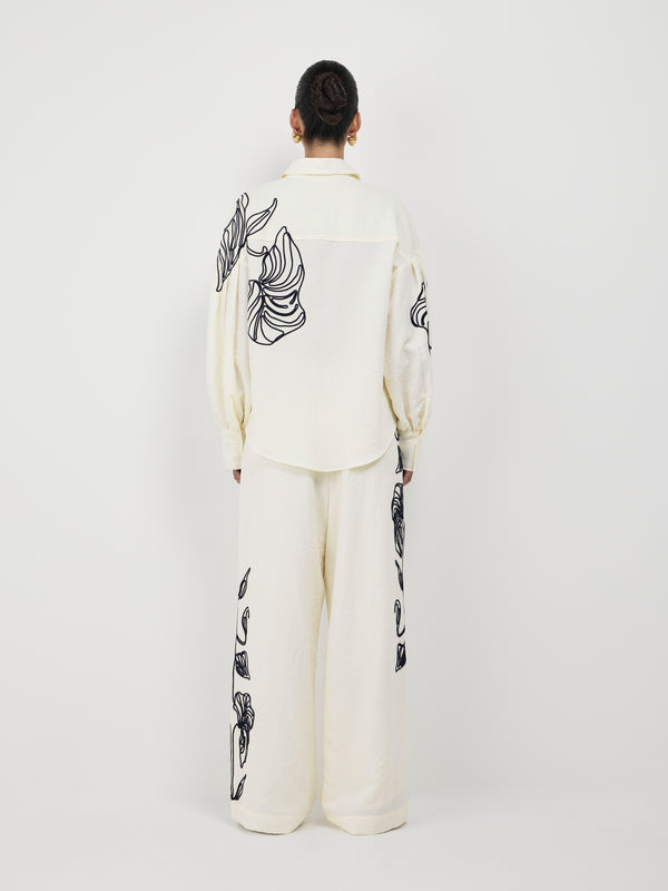 SHEIKE Milos Shirt Ivory 1007507 Back Image