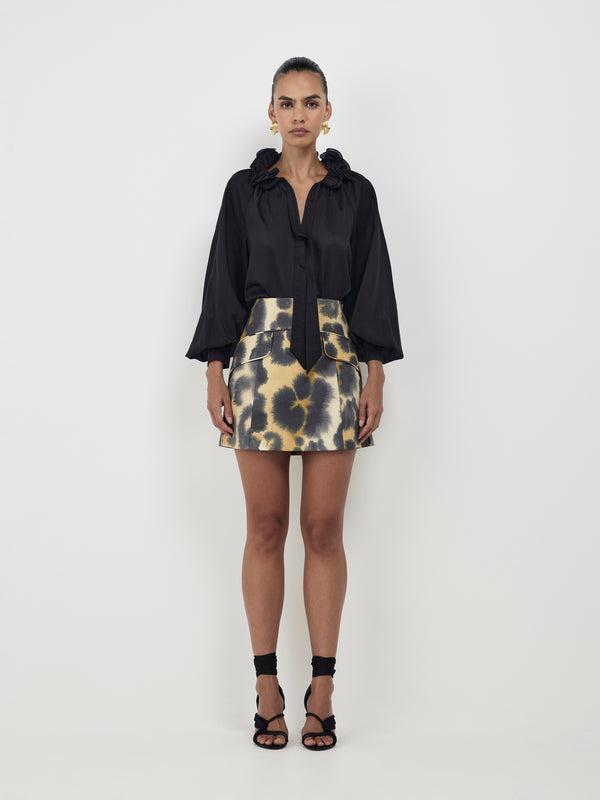 FELINE MINI SKIRT, front view