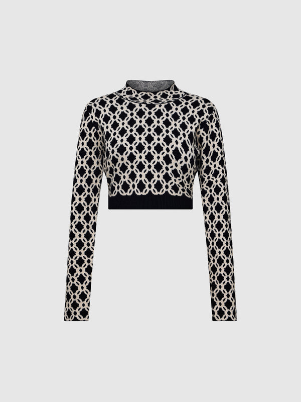 SHEIKE Monaco Knit Top 1007535 Ghost Image