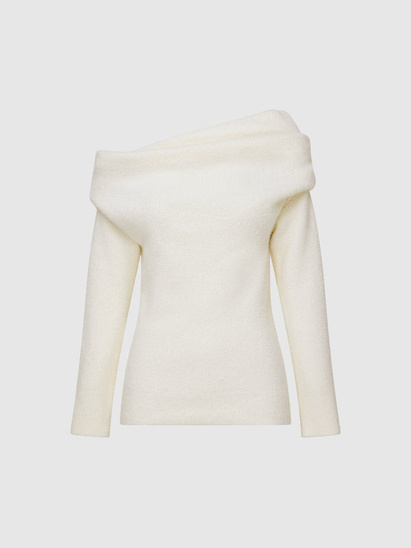 SHEIKE Phoenix Knit Top Ecru 1007537 Ghost Image